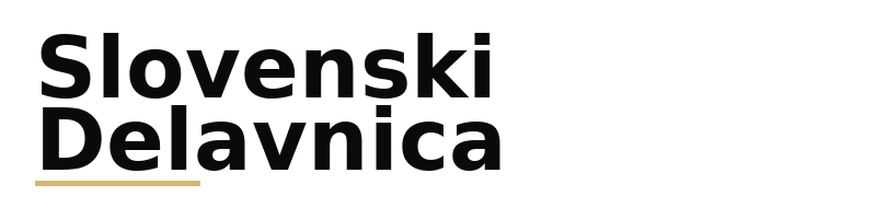 Slovenski Delavnica logo